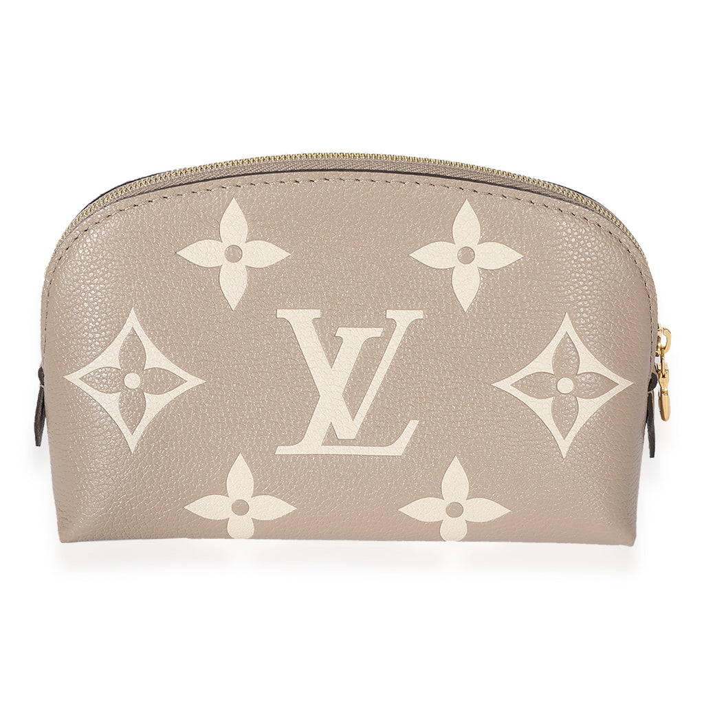 Louis Vuitton Louis Vuitton Cream Giant Monogram Pochette Cosmetique PM