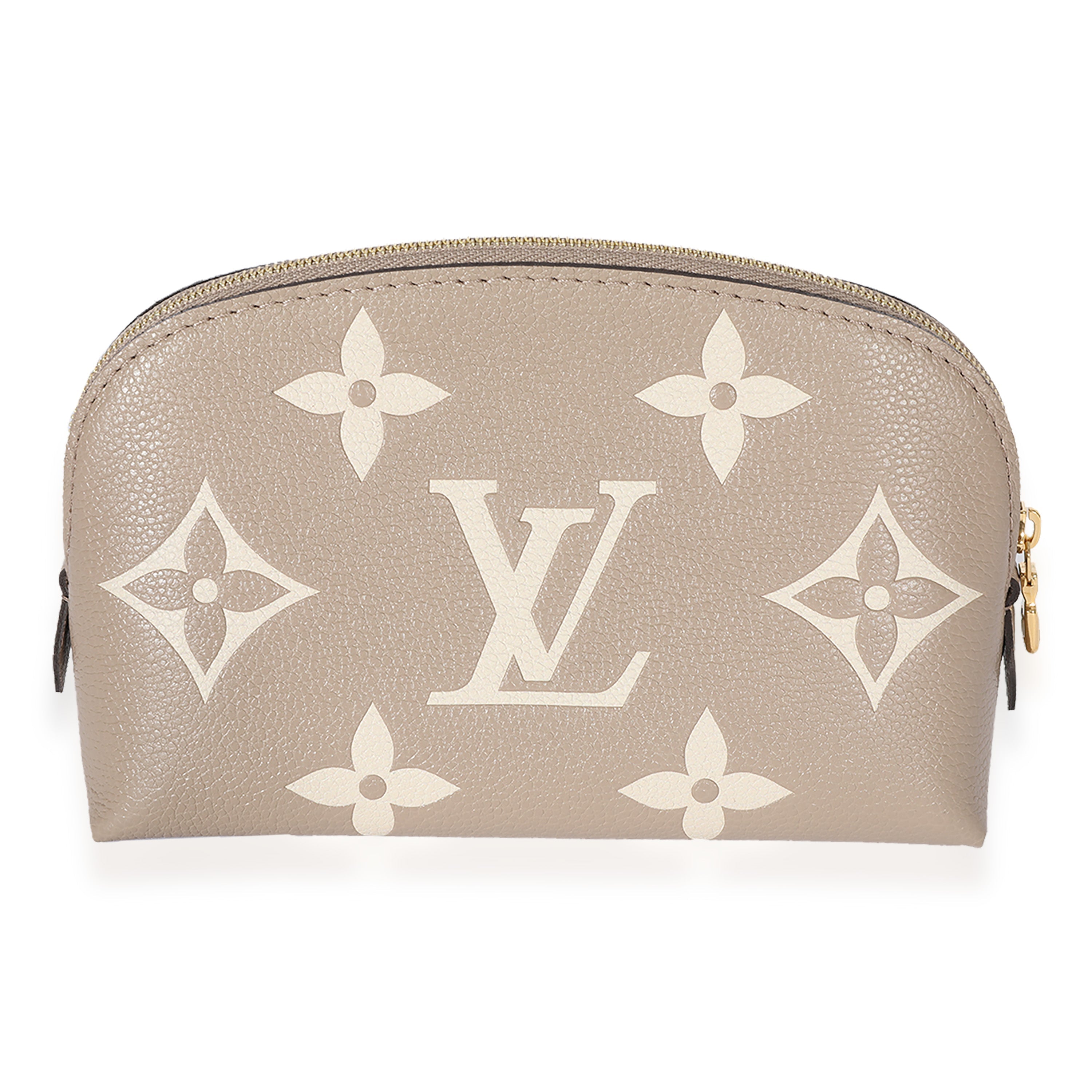 Louis Vuitton Louis Vuitton Cream Giant Monogram Pochette Cosmetique PM