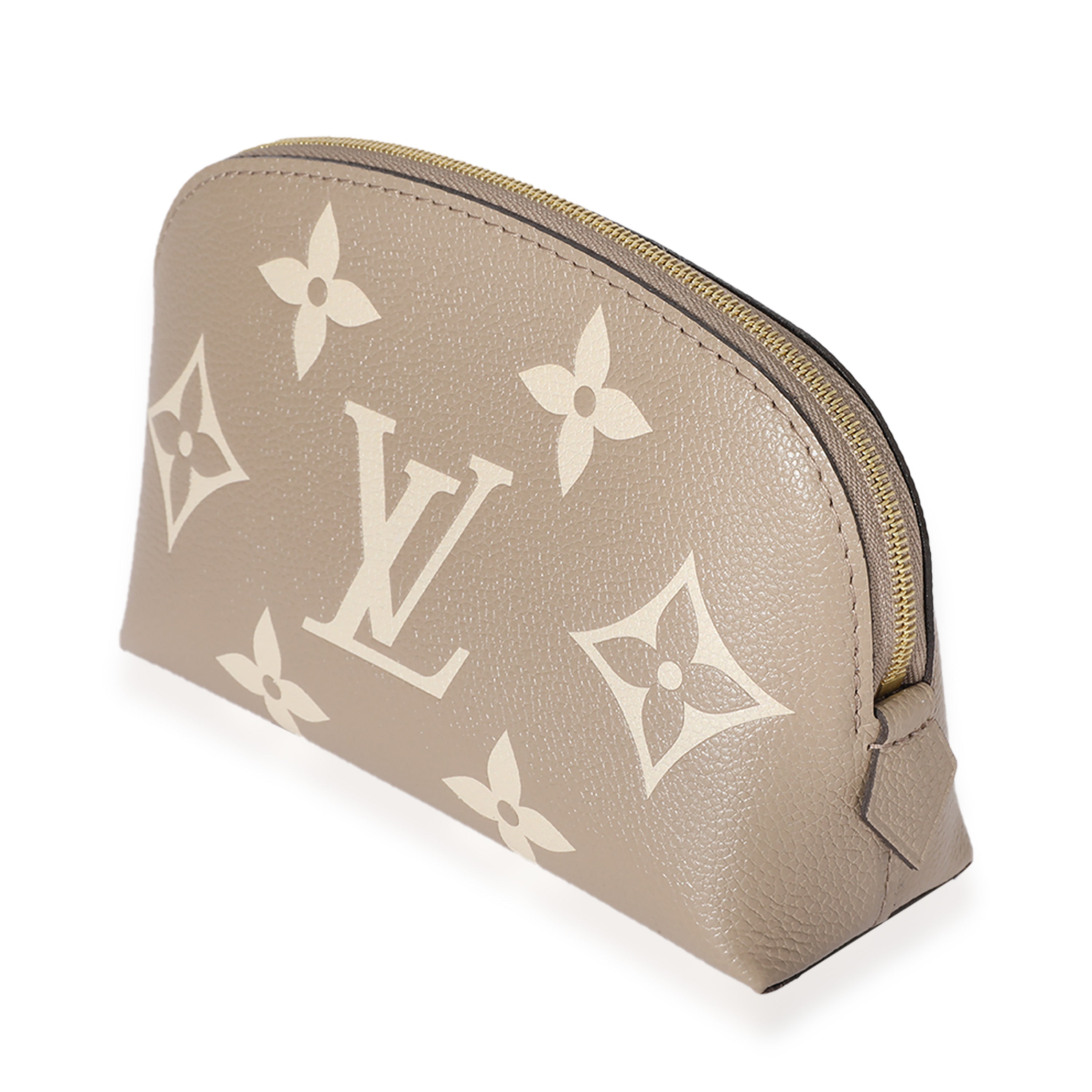 Louis Vuitton Louis Vuitton Cream Giant Monogram Pochette Cosmetique PM