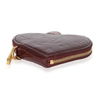 Louis Vuitton Louis Vuitton Amarante Monogram Vernis Coeur Heart Coin Purse