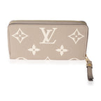 Louis Vuitton Louis Vuitton Cream Giant Monogram Zippy Wallet