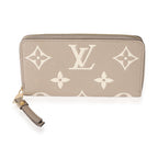 Louis Vuitton Louis Vuitton Cream Giant Monogram Zippy Wallet