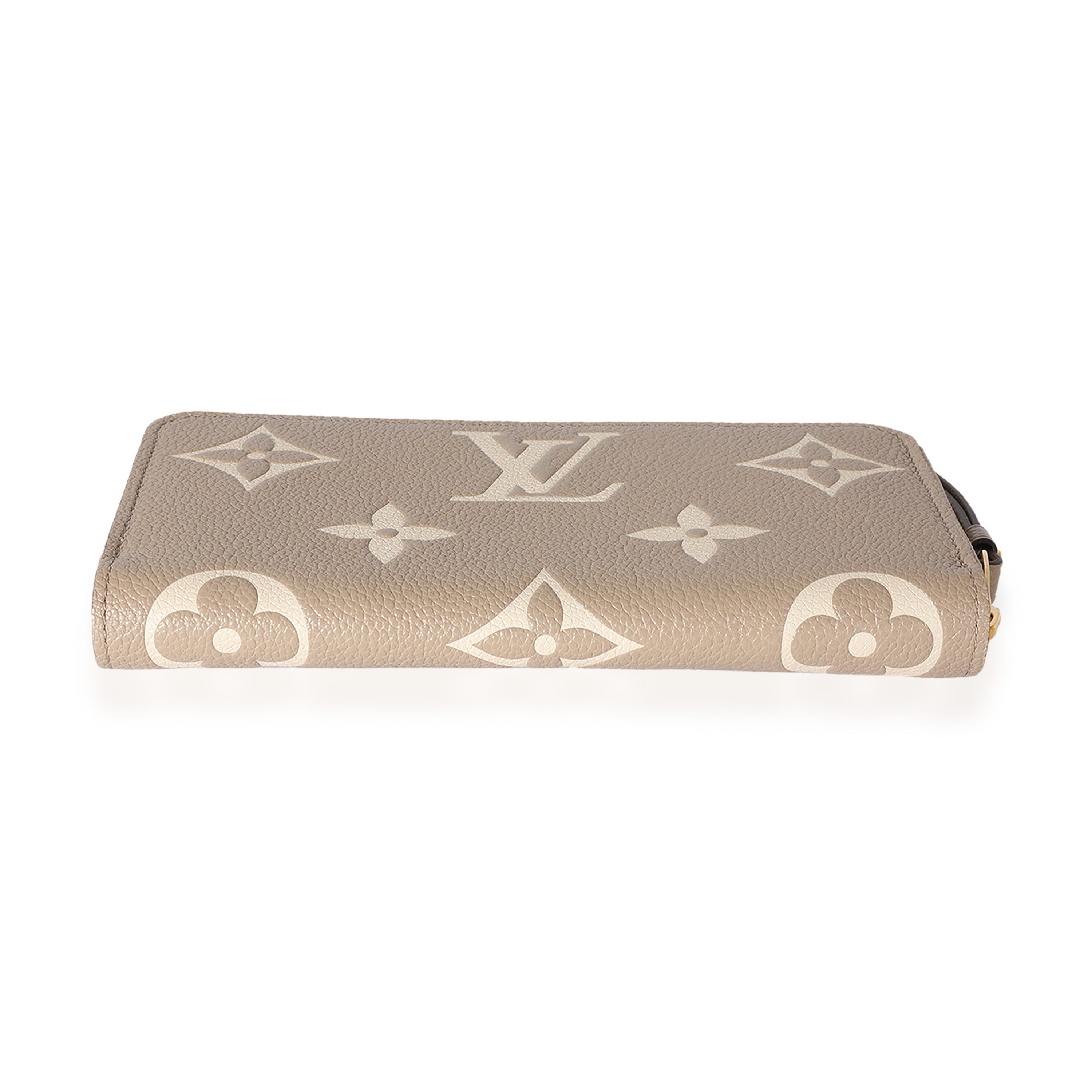 Louis Vuitton Louis Vuitton Cream Giant Monogram Zippy Wallet