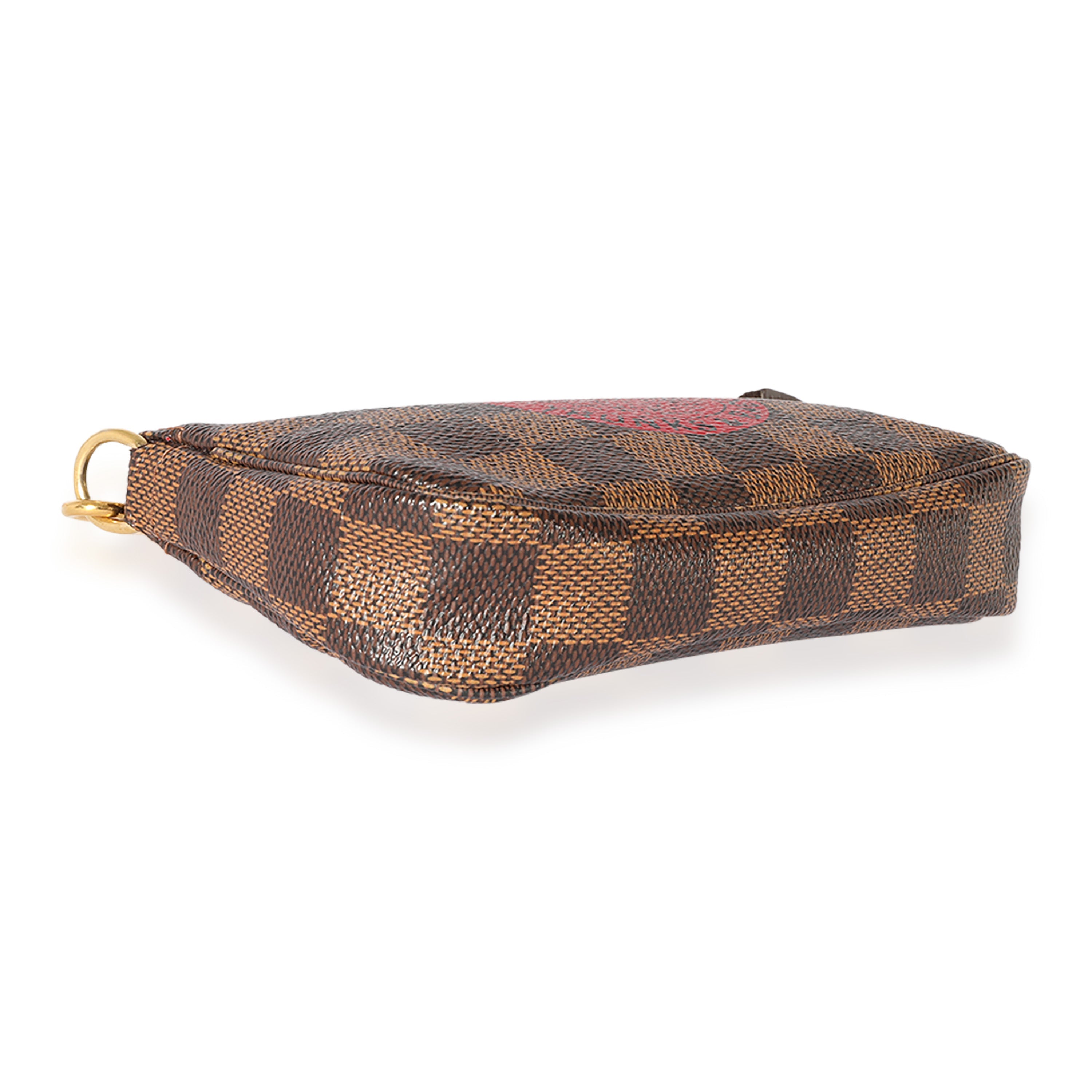 Louis Vuitton Louis Vuitton Damier Ebene Trunks & Bags Mini Pochette Accessoires