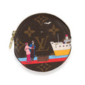 Louis Vuitton Louis Vuitton Monogram Canvas Illustre Transatlantic Round Coin Purse