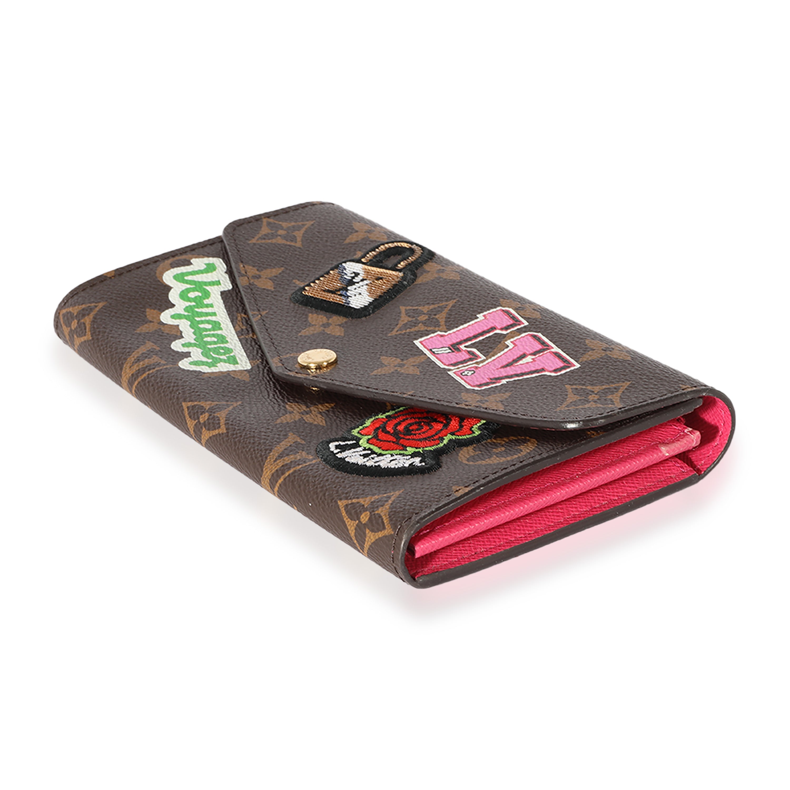 Louis Vuitton Louis Vuitton Monogram Travel Stickers Sarah Wallet