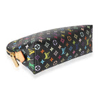 Louis Vuitton Louis Vuitton x Takashi Murakami Black Monogram Multicolore Cosmetic Pouch