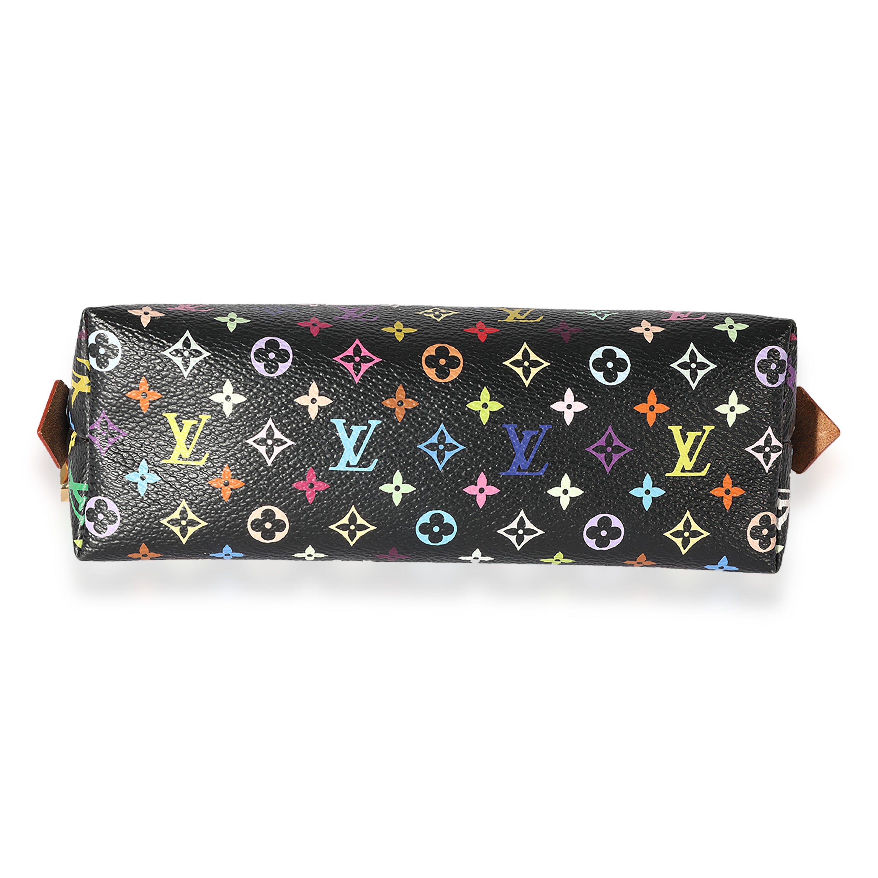 Louis Vuitton Louis Vuitton x Takashi Murakami Black Monogram Multicolore Cosmetic Pouch