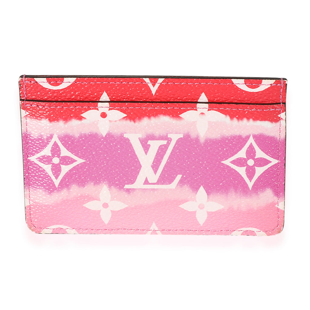 Louis Vuitton Louis Vuitton Rouge LV Escale Canvas Card Holder