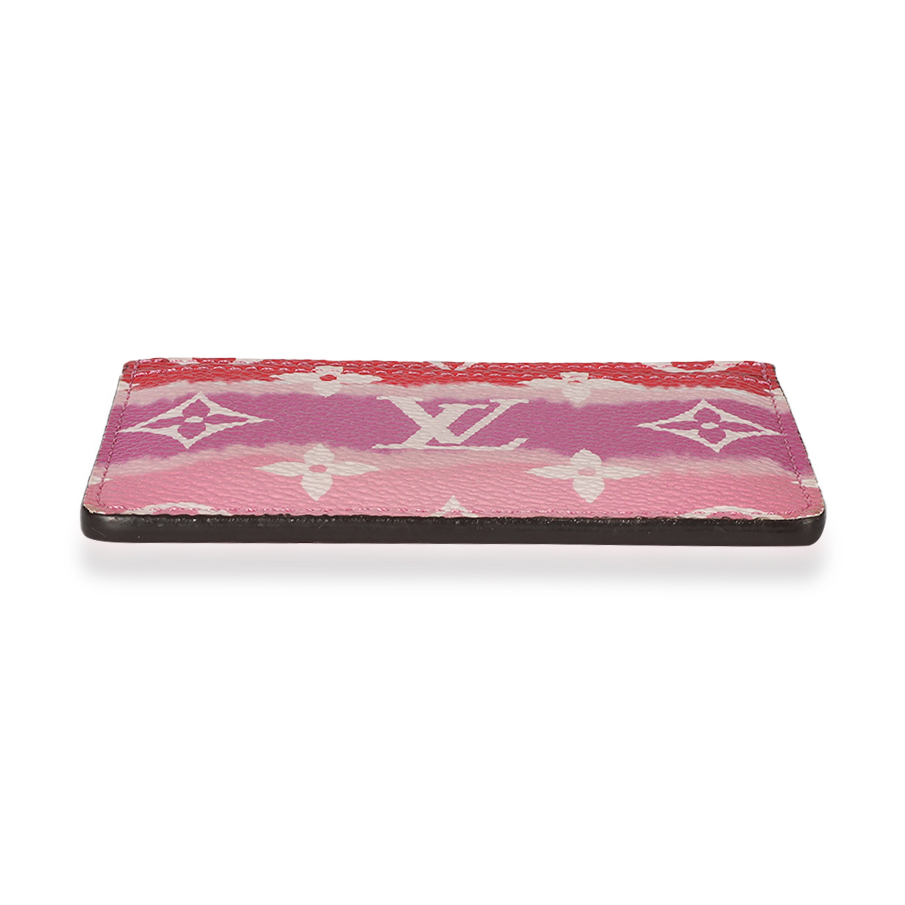 Louis Vuitton Louis Vuitton Rouge LV Escale Canvas Card Holder