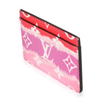 Louis Vuitton Louis Vuitton Rouge LV Escale Canvas Card Holder