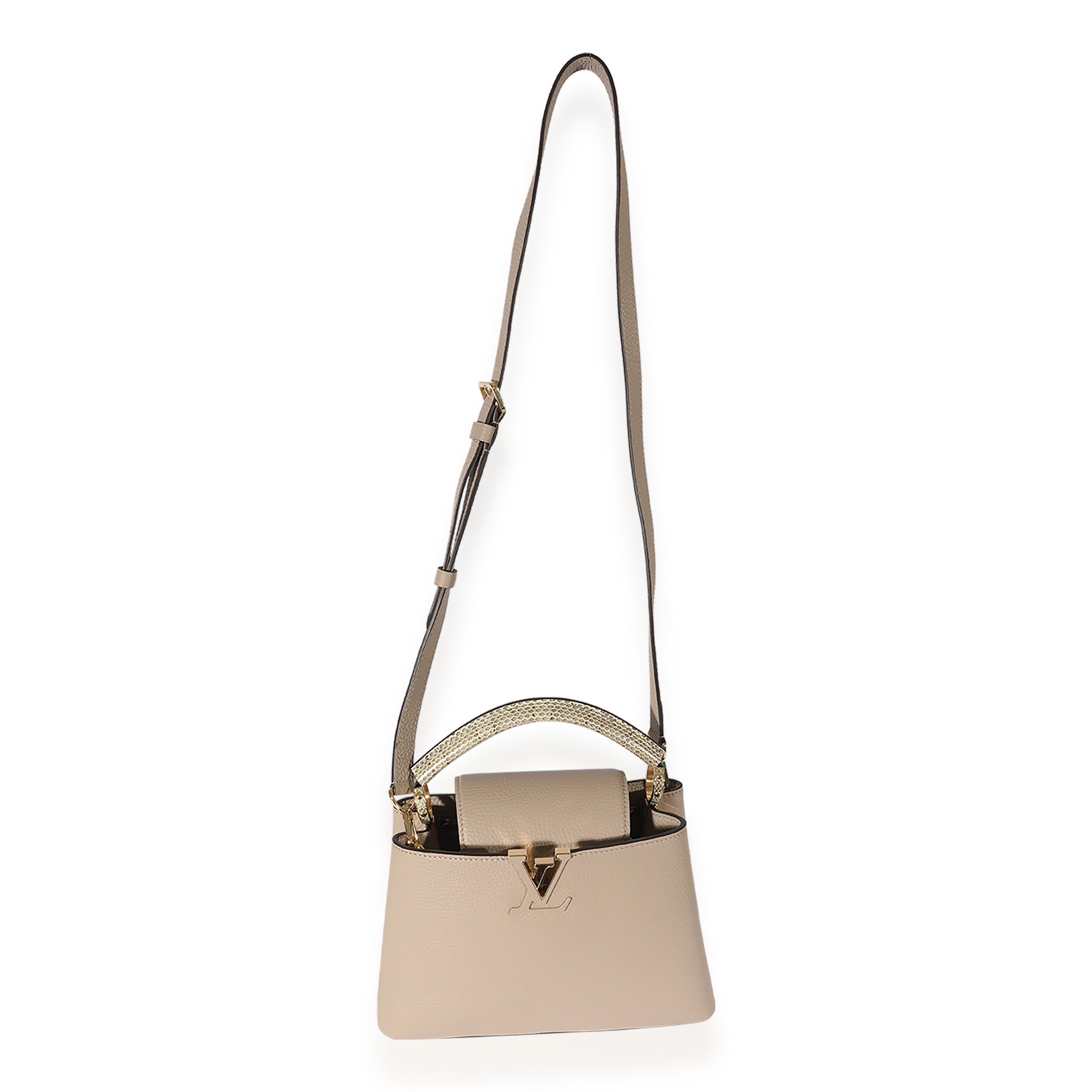 Louis Vuitton Louis Vuitton Galet Taurillon & Ayers Capucines BB