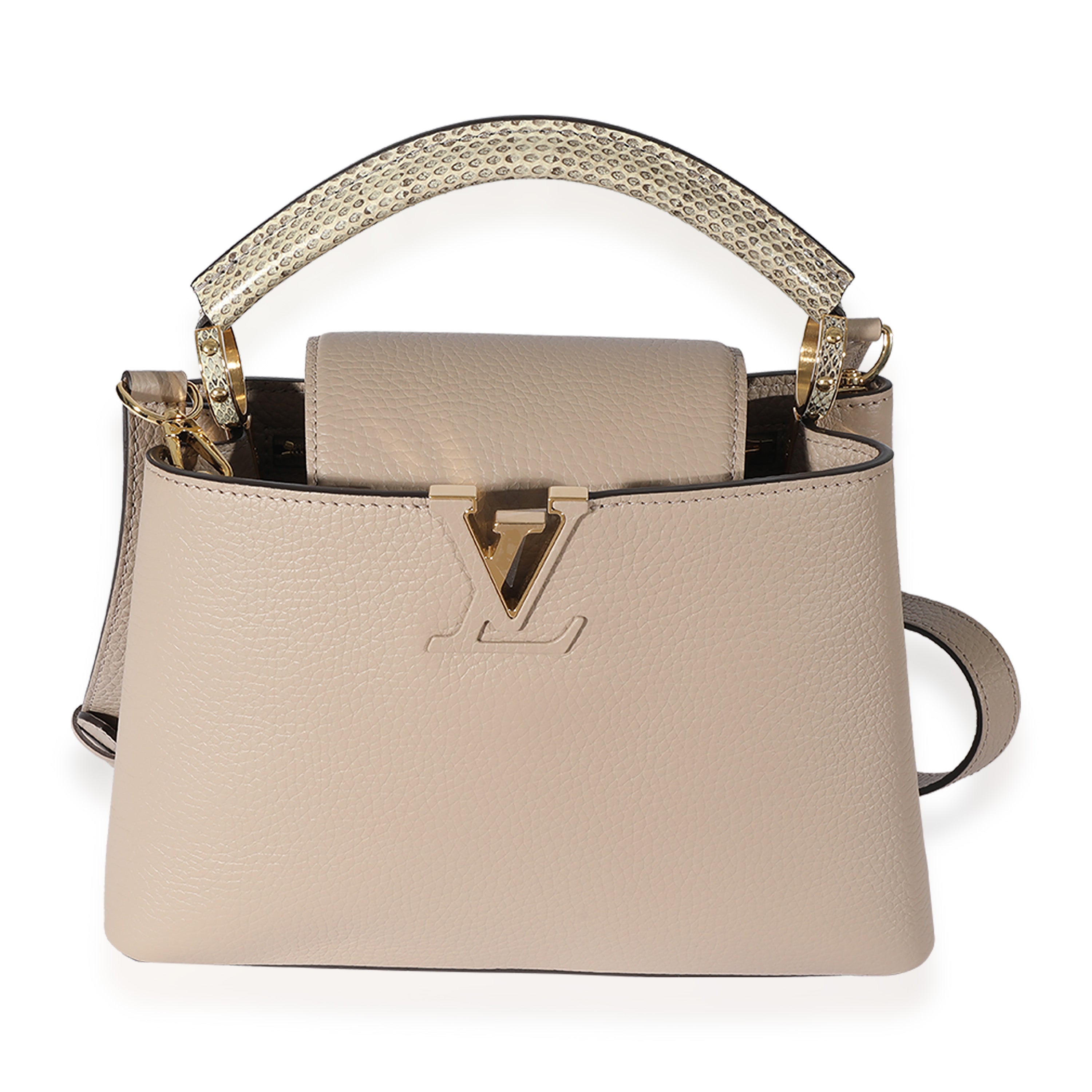 Louis Vuitton Louis Vuitton Galet Taurillon & Ayers Capucines BB