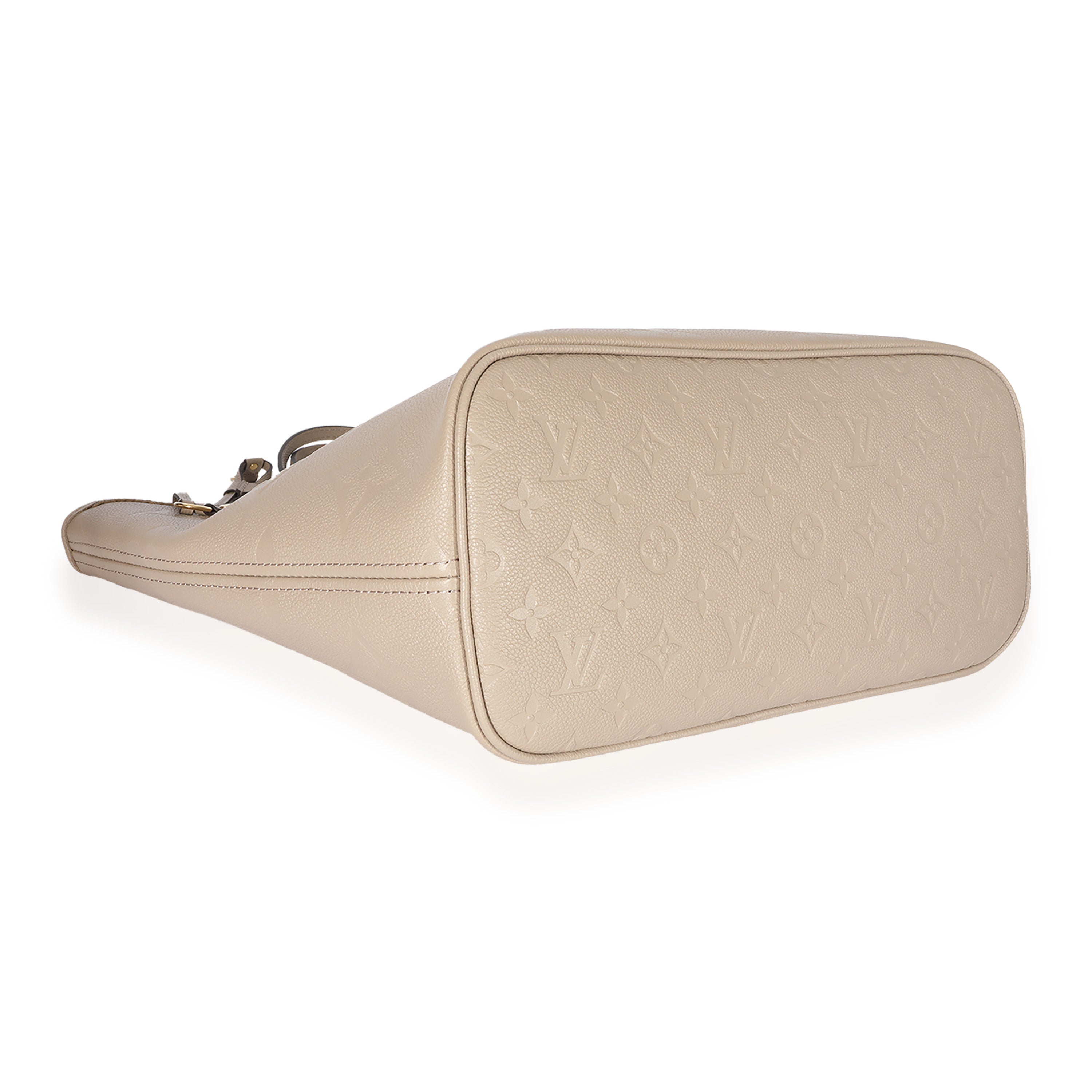 Louis Vuitton Louis Vuitton Tourterelle Monogram Empreinte Giant Neverfull MM