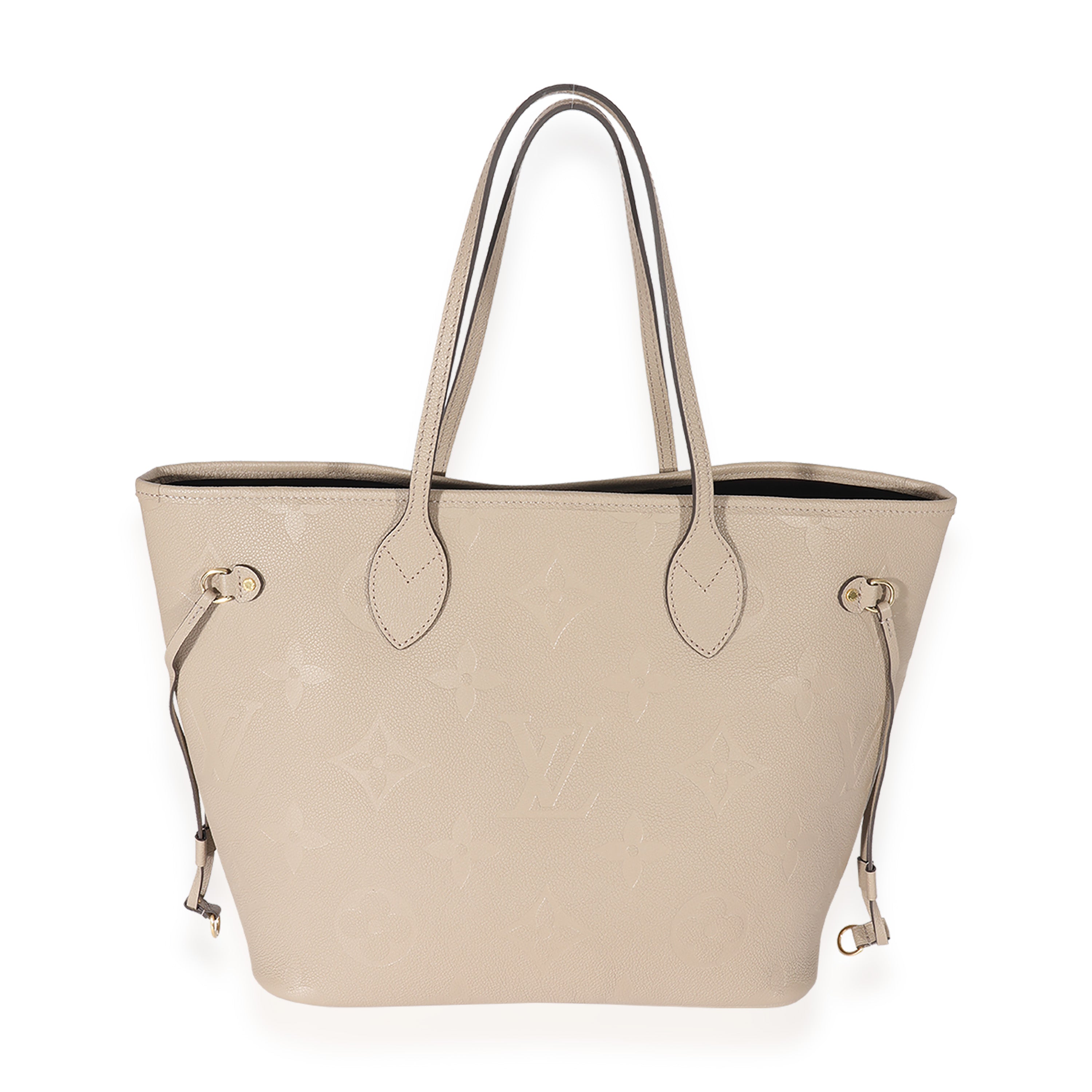 Louis Vuitton Louis Vuitton Tourterelle Monogram Empreinte Giant Neverfull MM
