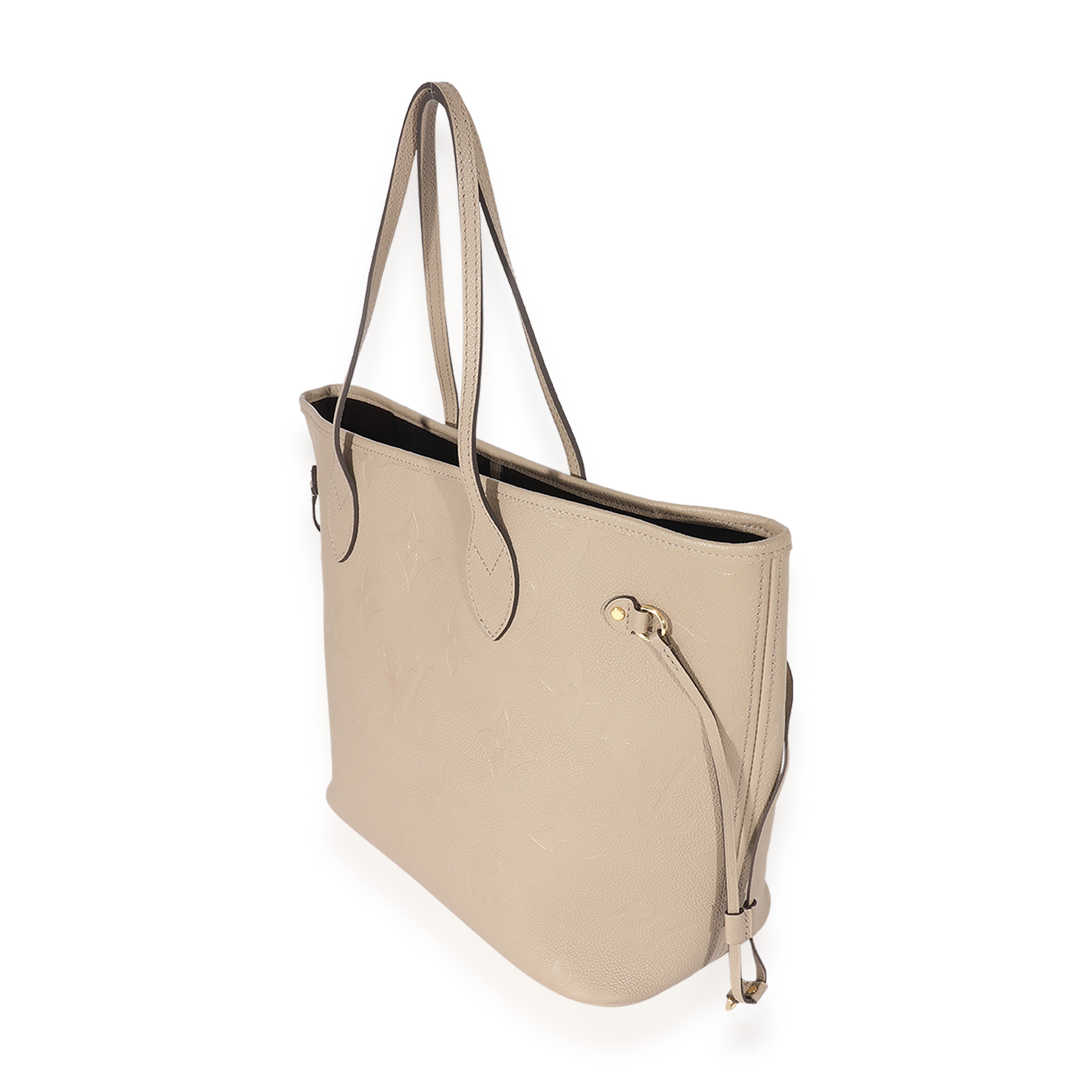 Louis Vuitton Louis Vuitton Tourterelle Monogram Empreinte Giant Neverfull MM