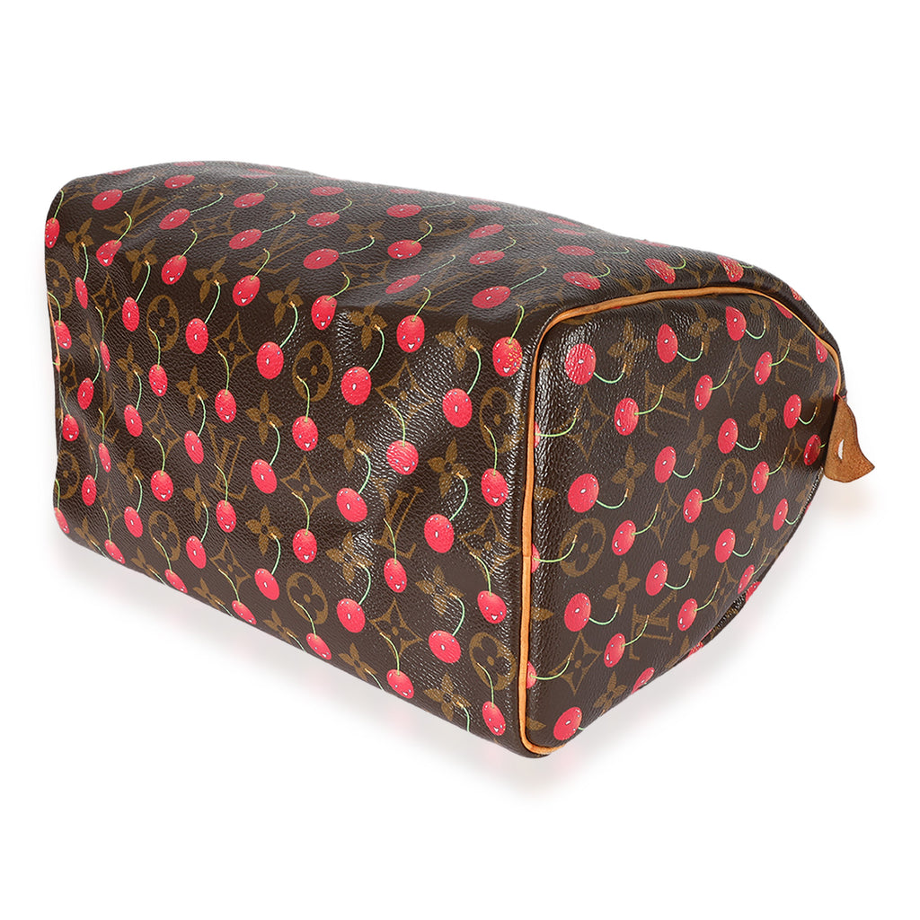 Louis Vuitton Louis Vuitton Monogram Cherry Speedy 25