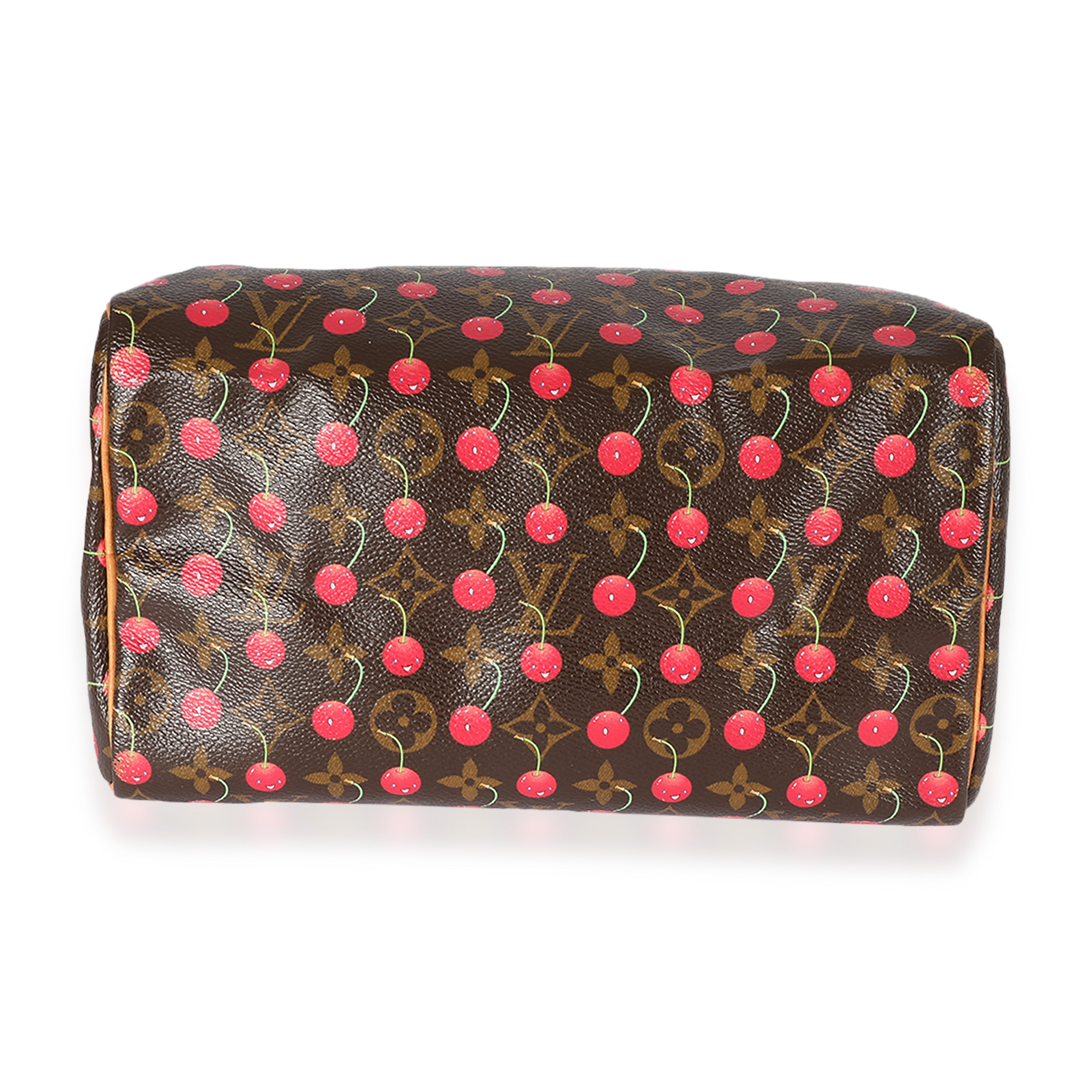 Louis Vuitton Louis Vuitton Monogram Cherry Speedy 25