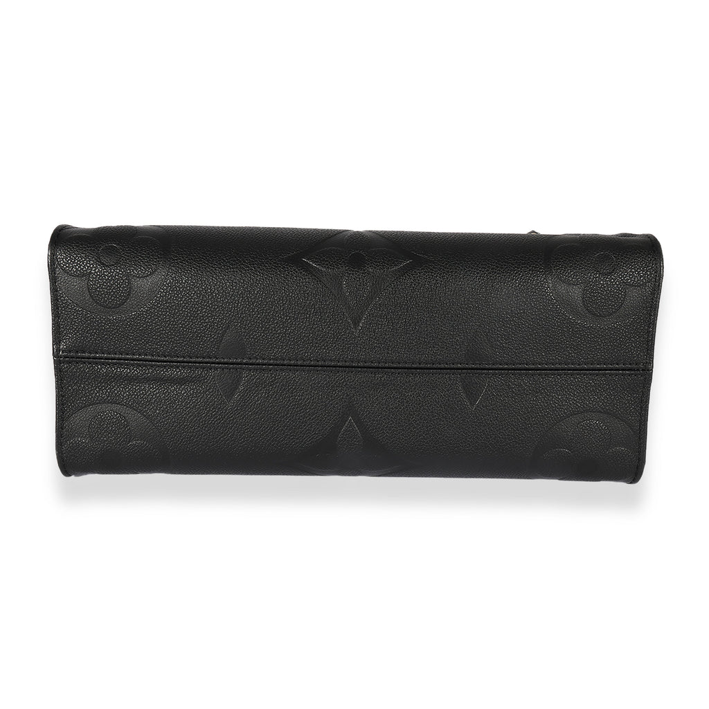 Louis Vuitton Louis Vuitton Black Empreinte Monogram Giant Onthego MM