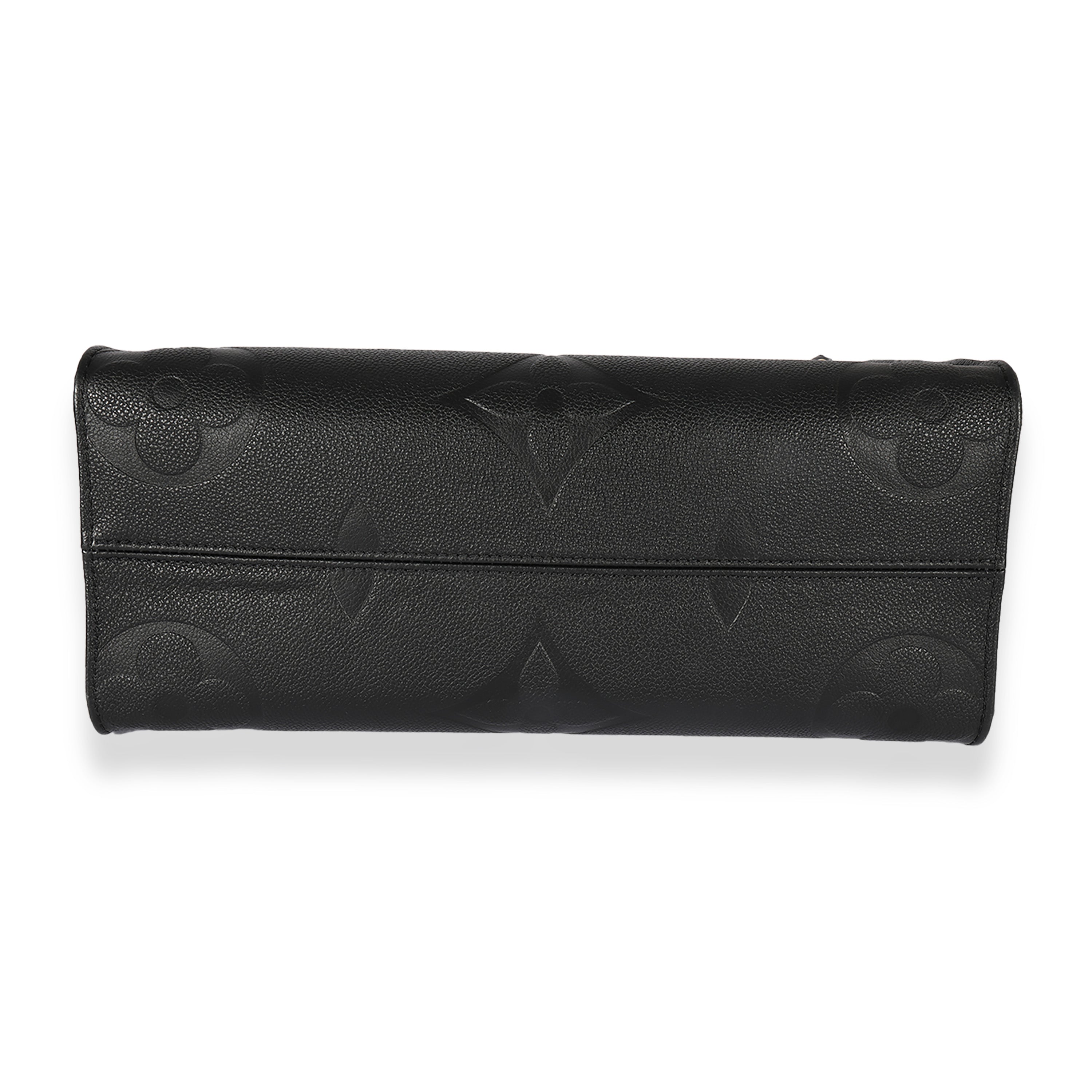 Louis Vuitton Louis Vuitton Black Empreinte Monogram Giant Onthego MM