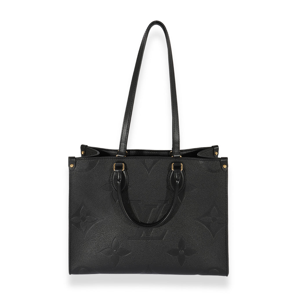 Louis Vuitton Louis Vuitton Black Empreinte Monogram Giant Onthego MM