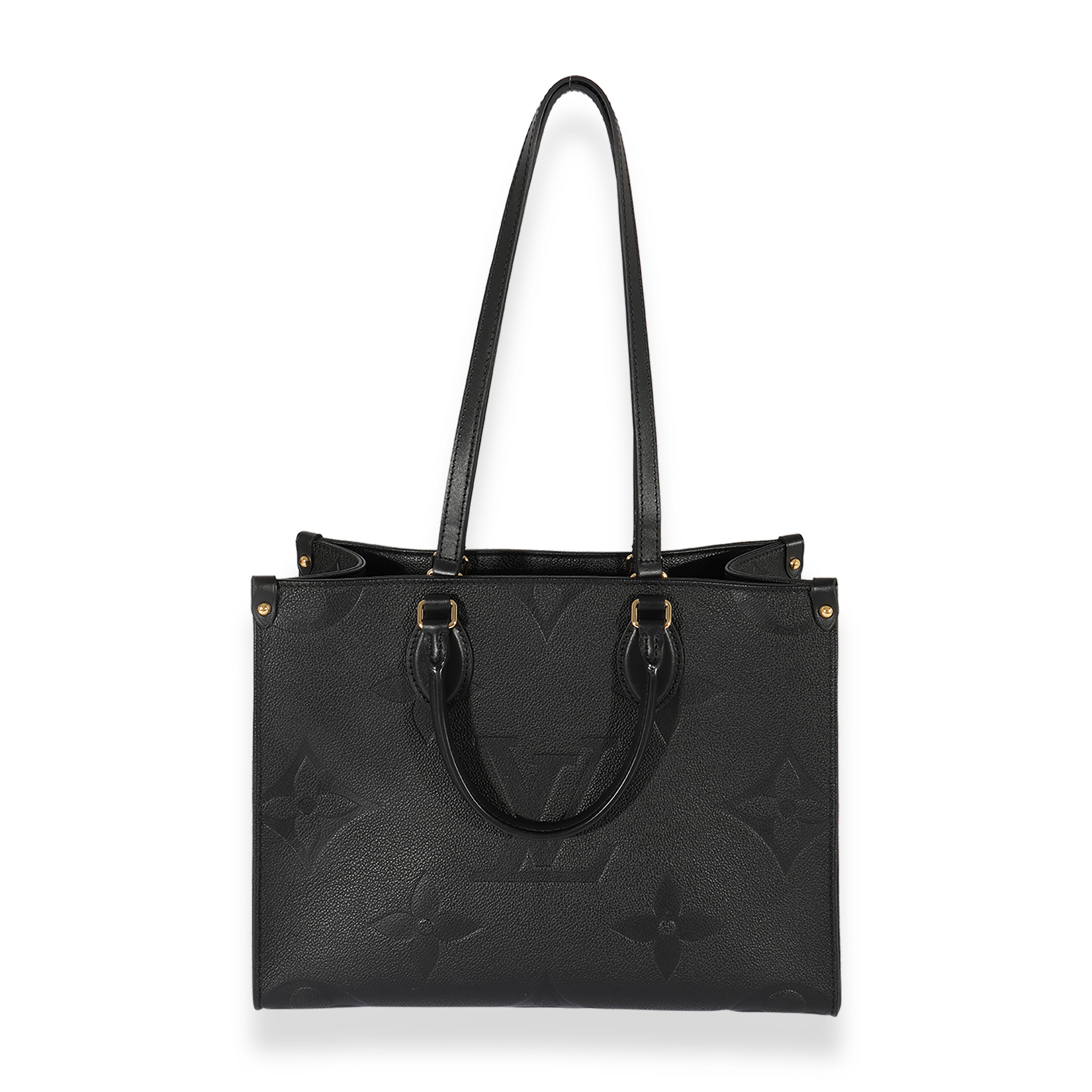 Louis Vuitton Louis Vuitton Black Empreinte Monogram Giant Onthego MM