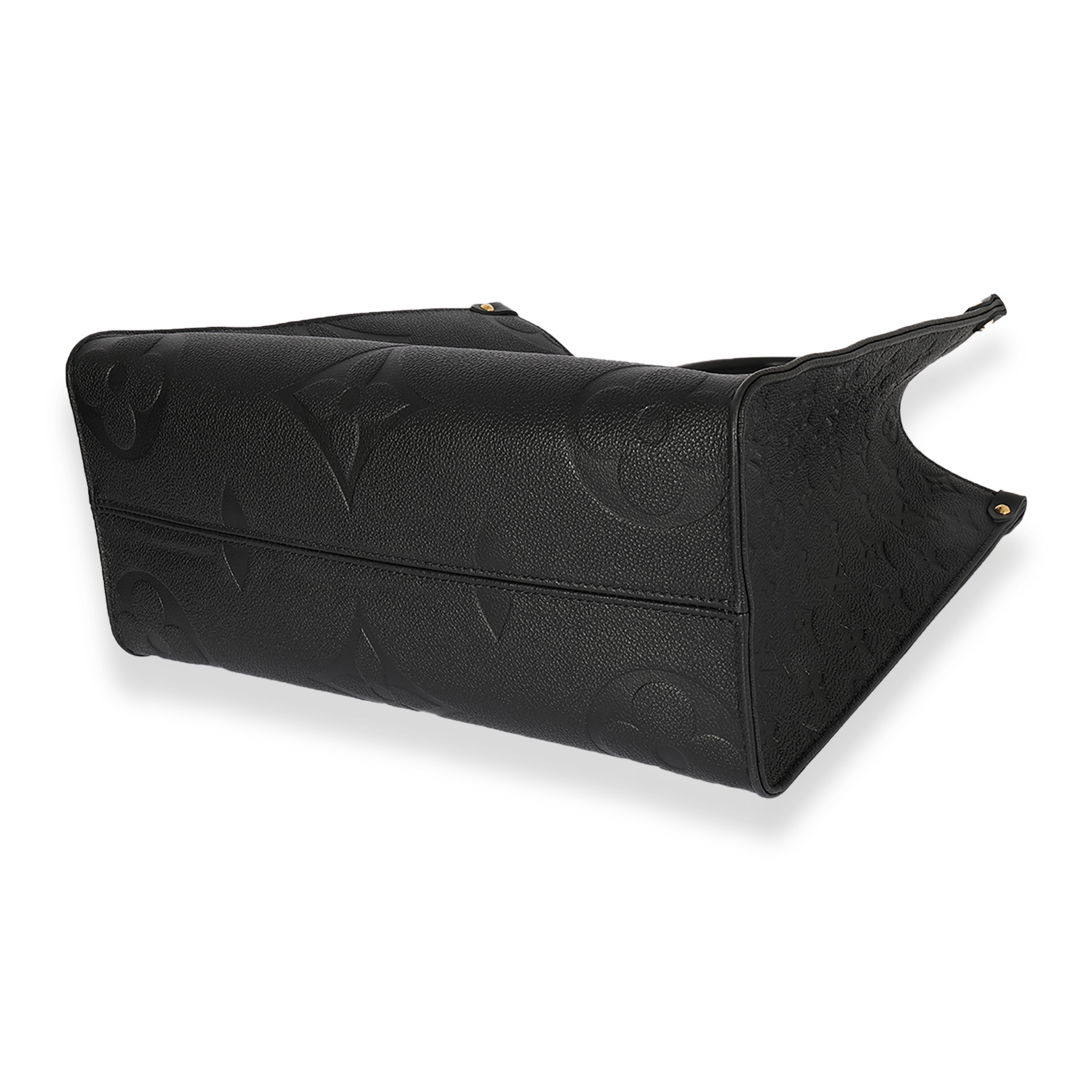 Louis Vuitton Louis Vuitton Black Empreinte Monogram Giant Onthego MM