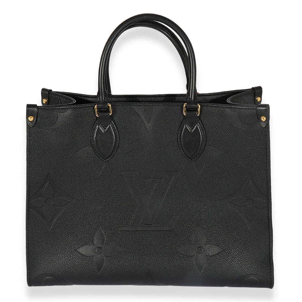 Louis Vuitton Louis Vuitton Black Empreinte Monogram Giant Onthego MM
