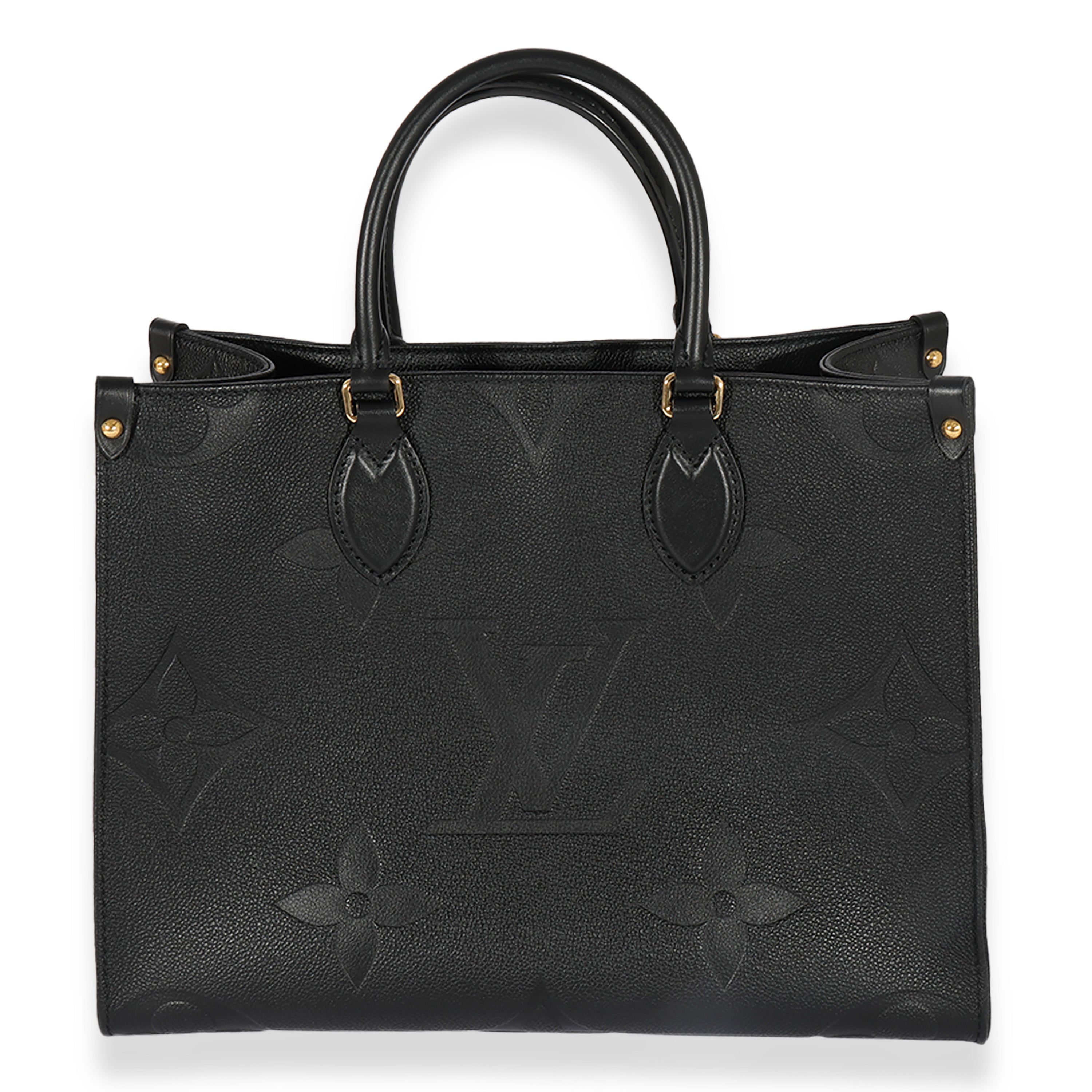 Louis Vuitton Louis Vuitton Black Empreinte Monogram Giant Onthego MM