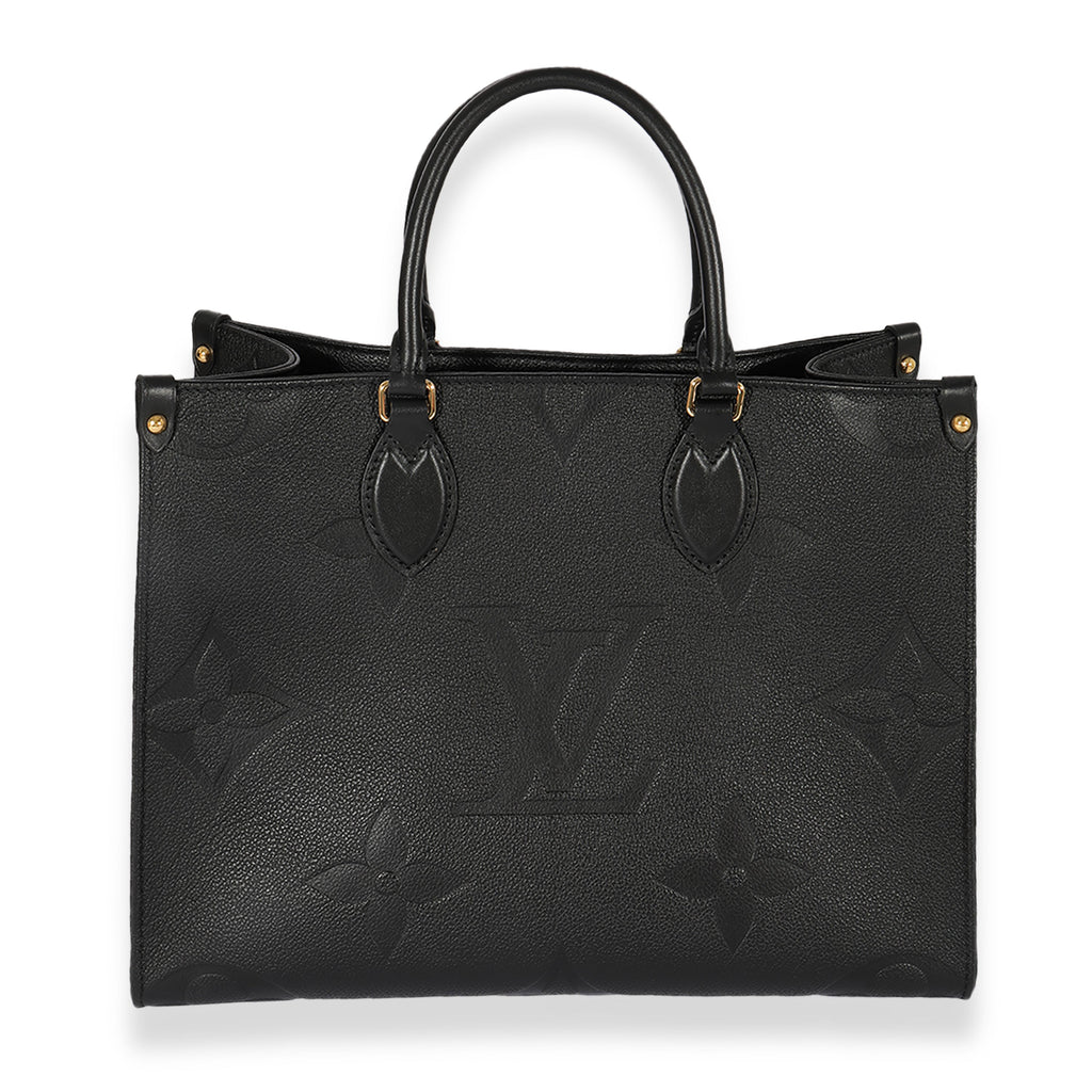 Louis Vuitton Louis Vuitton Black Empreinte Monogram Giant Onthego MM