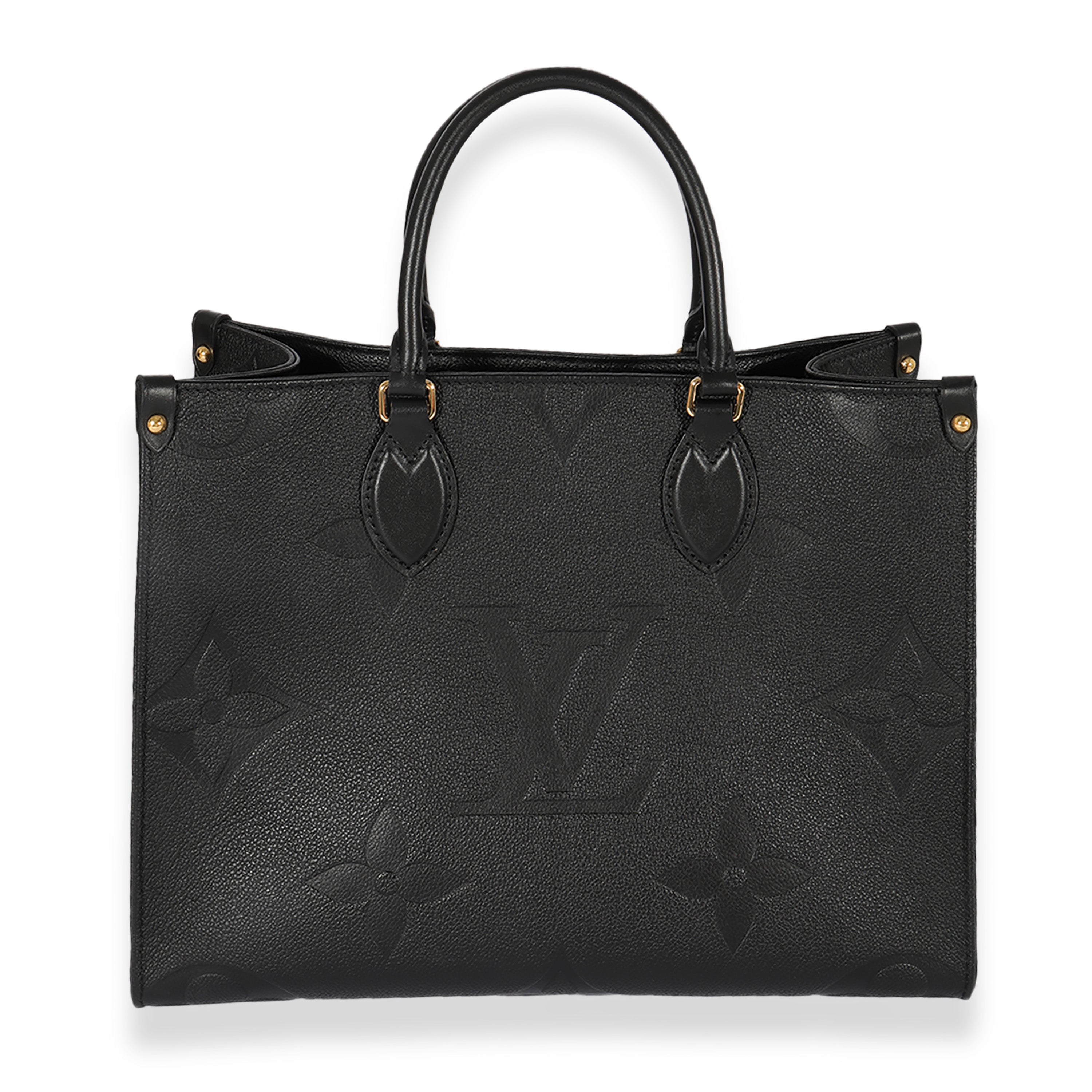Louis Vuitton Louis Vuitton Black Empreinte Monogram Giant Onthego MM