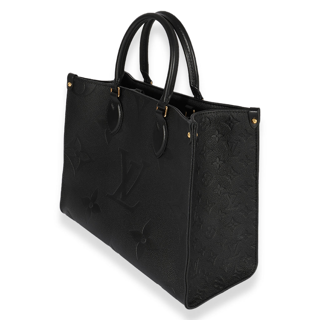 Louis Vuitton Louis Vuitton Black Empreinte Monogram Giant Onthego MM