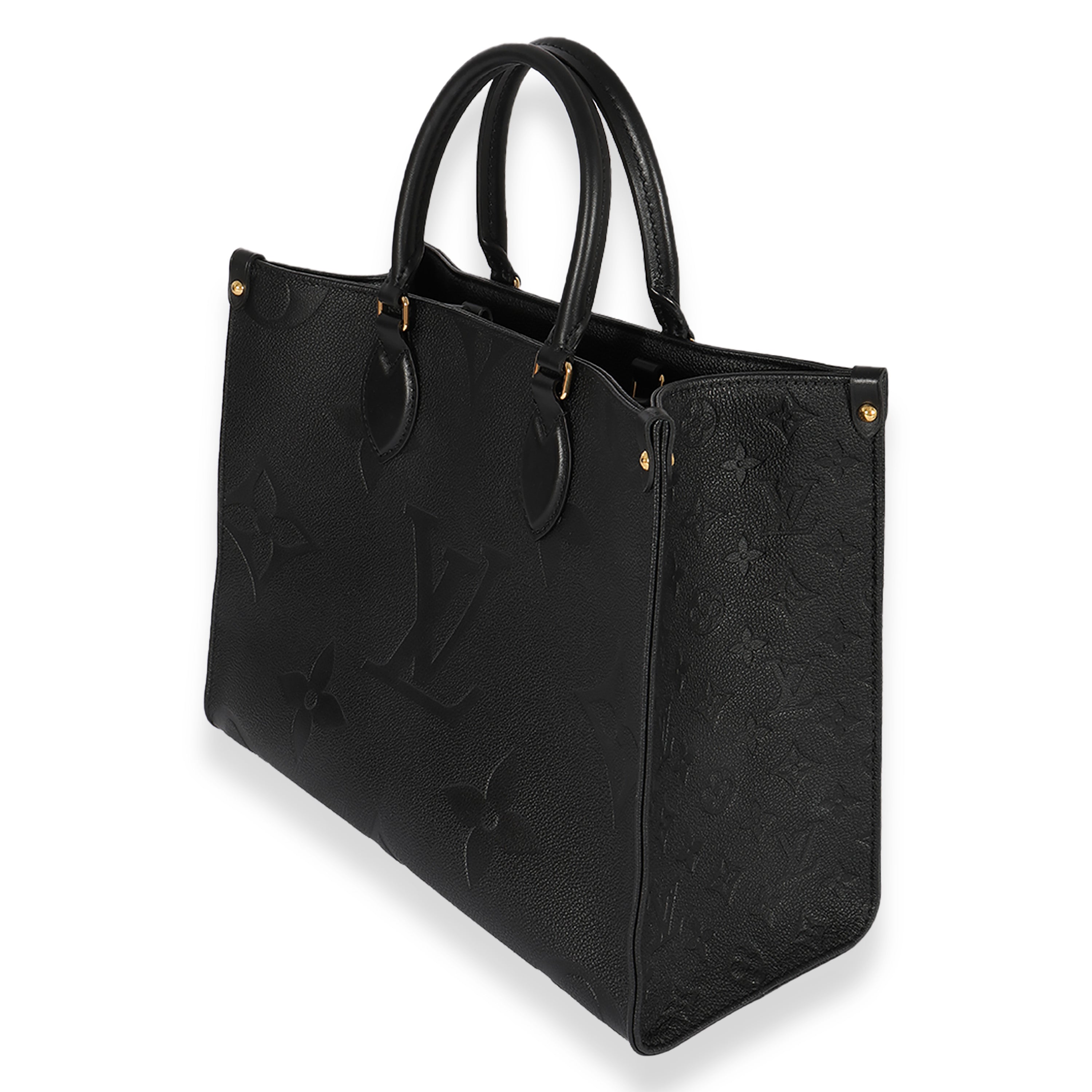 Louis Vuitton Louis Vuitton Black Empreinte Monogram Giant Onthego MM