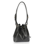 Louis Vuitton Louis Vuitton Vintage Black Leather Epi Noe