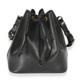 Louis Vuitton Louis Vuitton Vintage Black Leather Epi Noe