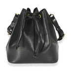 Louis Vuitton Louis Vuitton Vintage Black Leather Epi Noe