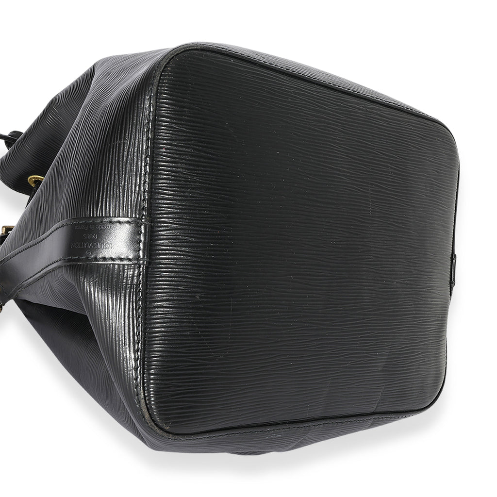 Louis Vuitton Louis Vuitton Vintage Black Leather Epi Noe
