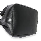 Louis Vuitton Louis Vuitton Vintage Black Leather Epi Noe