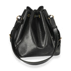 Louis Vuitton Louis Vuitton Vintage Black Leather Epi Noe