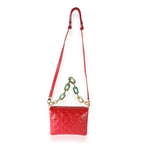 Louis Vuitton Louis Vuitton Red Lambskin Coussin BB H27
