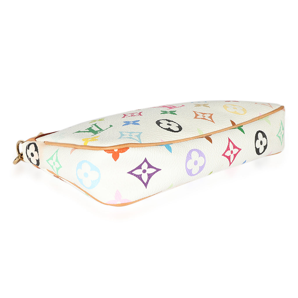 Louis Vuitton Louis Vuitton White Monogram Multicolore Pochette