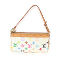 Louis Vuitton Louis Vuitton White Monogram Multicolore Pochette