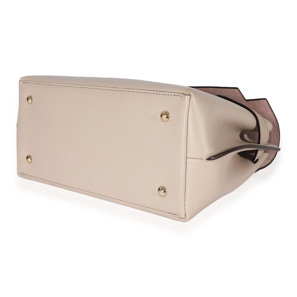 Louis Vuitton Louis Vuitton Greige Soft Calfskin Lockme Ever MM