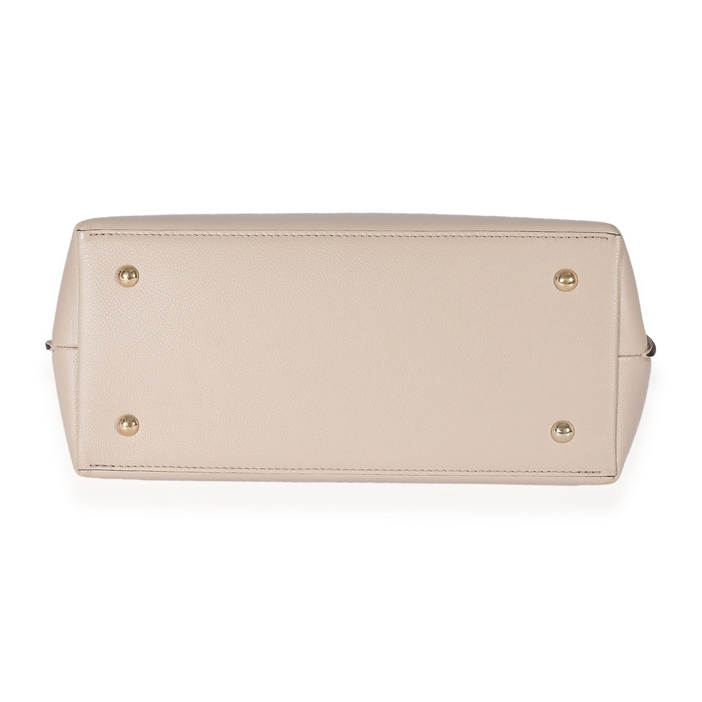 Louis Vuitton Louis Vuitton Greige Soft Calfskin Lockme Ever MM