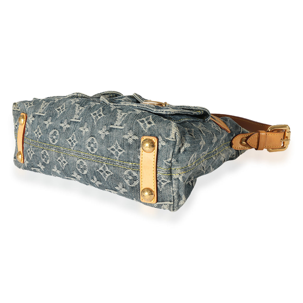 Louis Vuitton Louis Vuitton Blue Monogram Denim Baggy PM