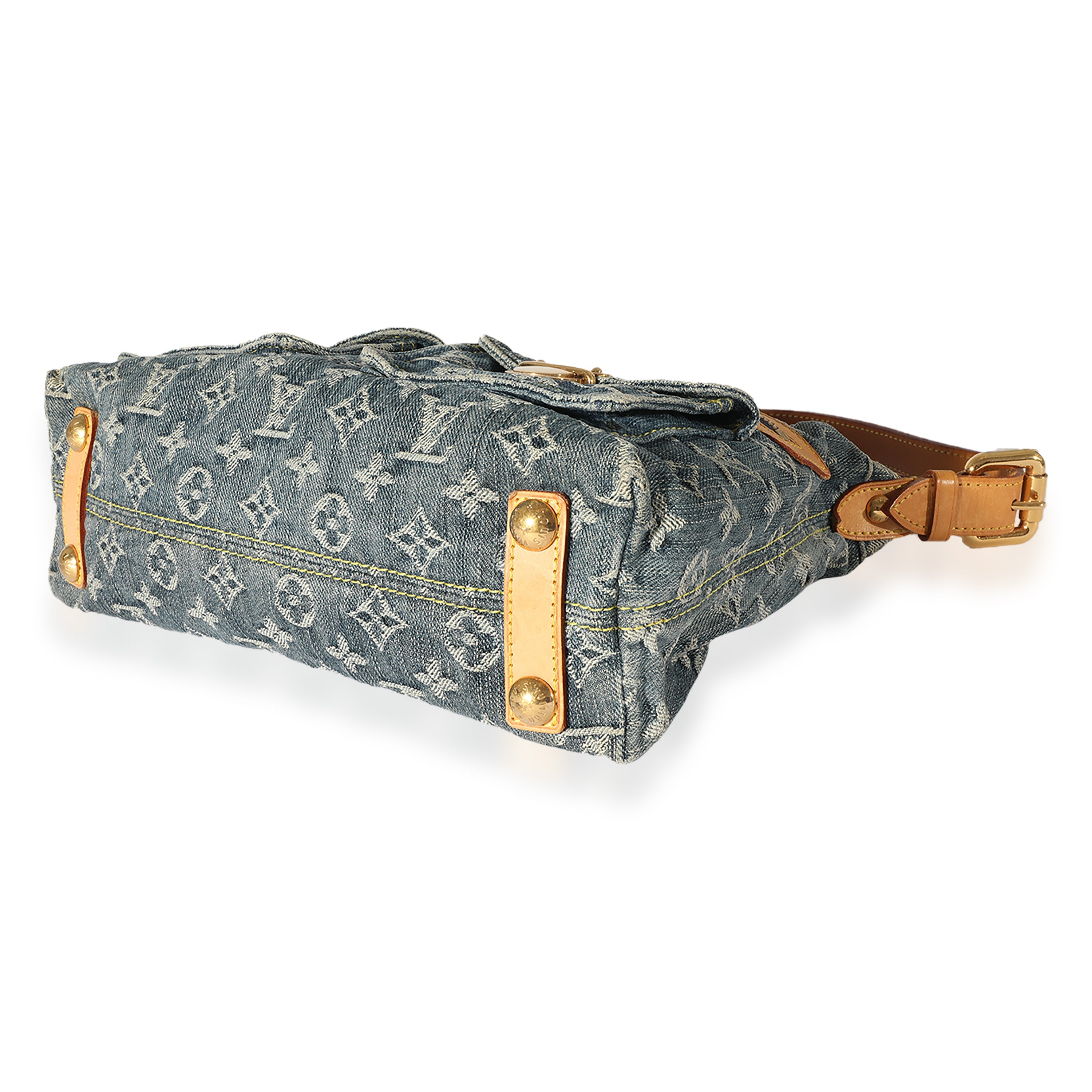 Louis Vuitton Louis Vuitton Blue Monogram Denim Baggy PM
