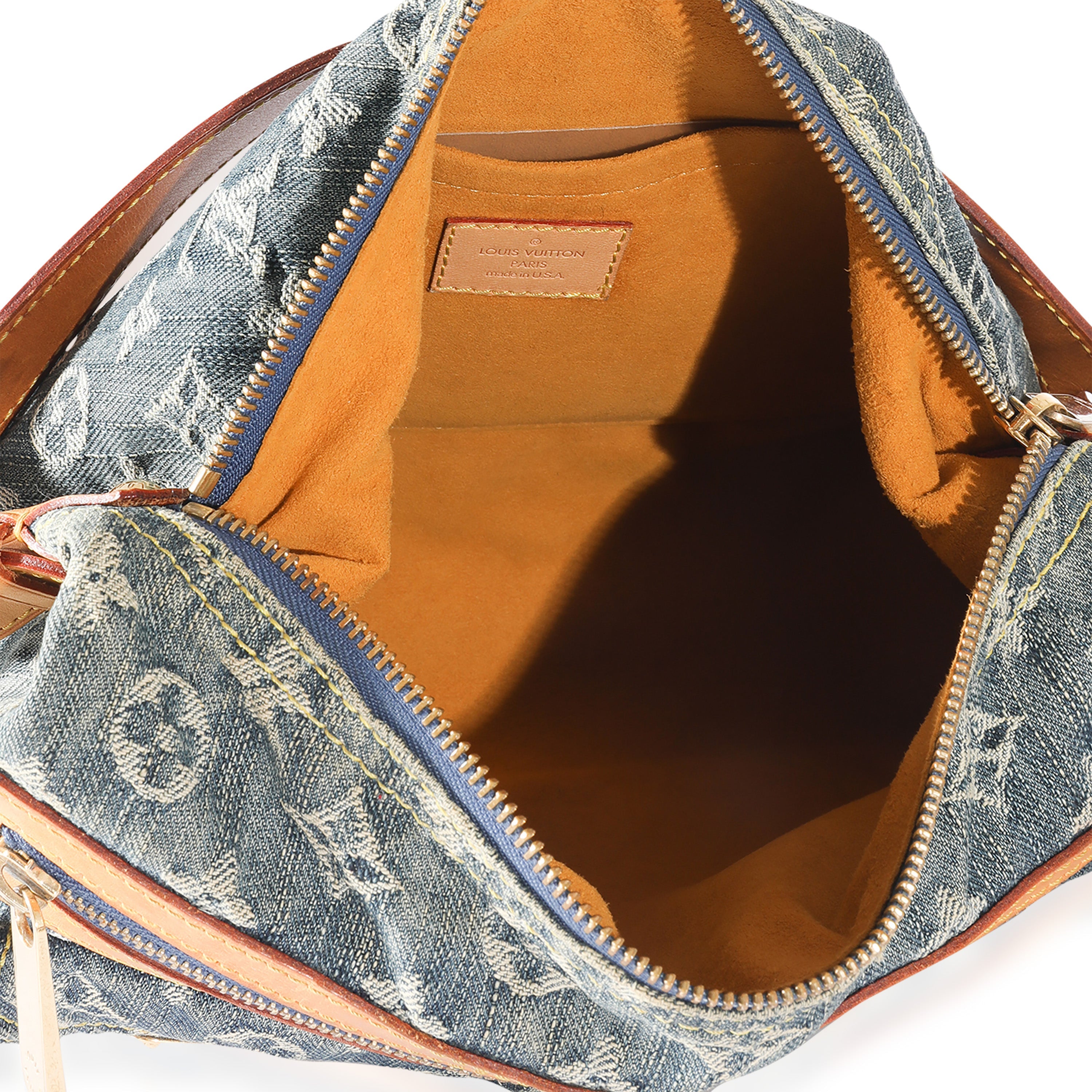 Louis Vuitton Louis Vuitton Blue Monogram Denim Baggy PM