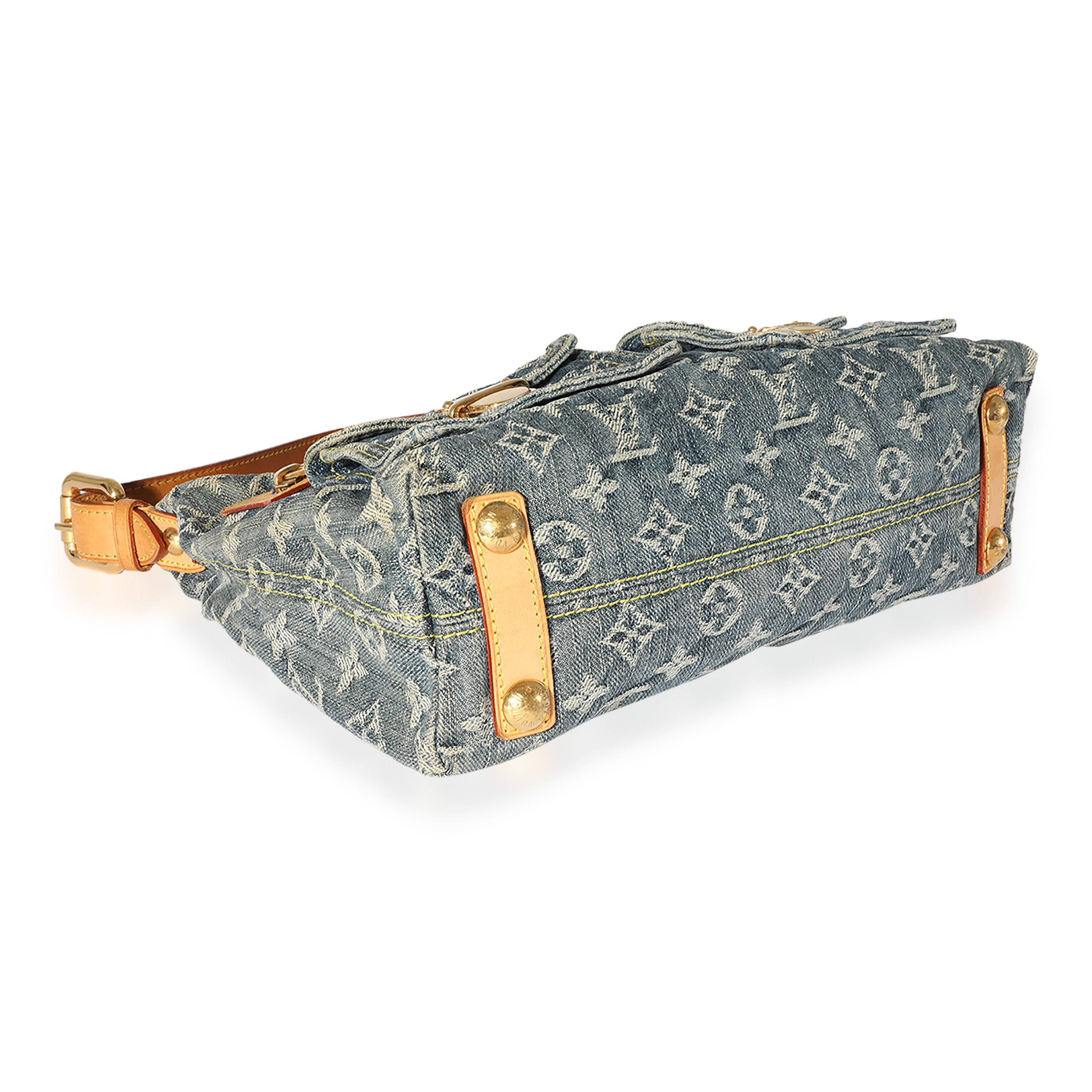 Louis Vuitton Louis Vuitton Blue Monogram Denim Baggy PM