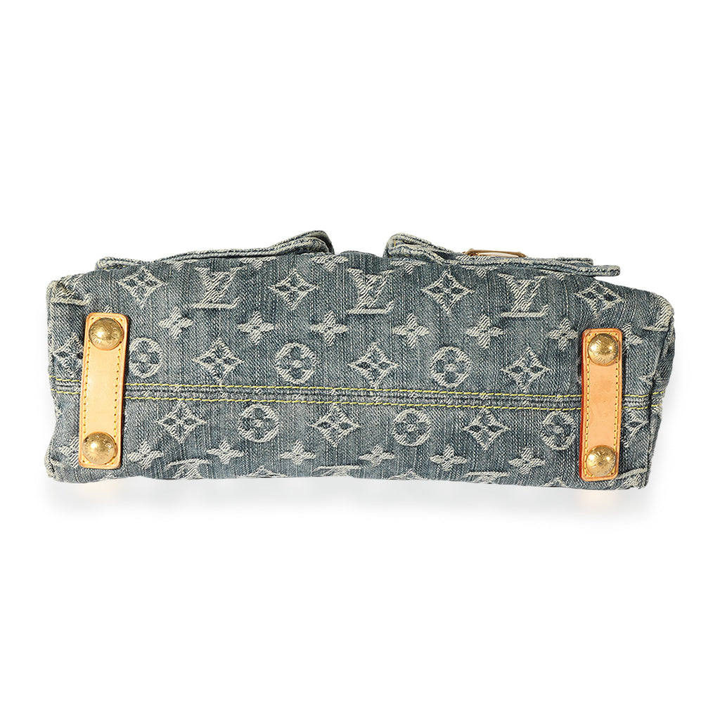 Louis Vuitton Louis Vuitton Blue Monogram Denim Baggy PM