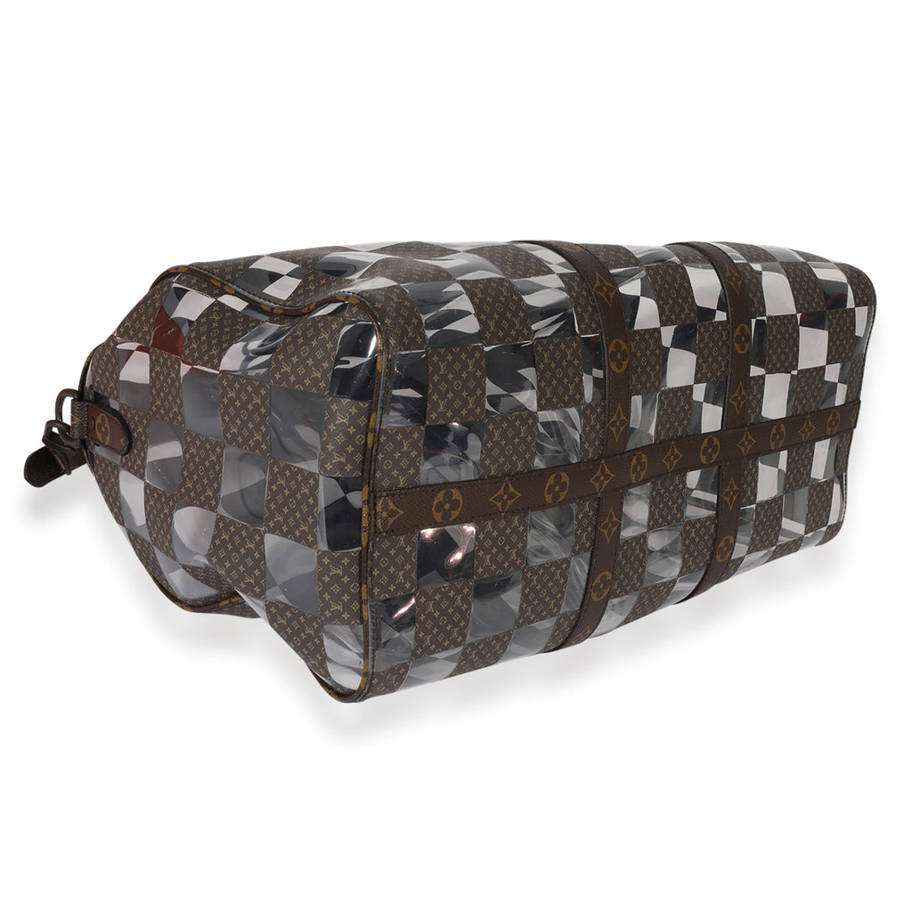 Louis Vuitton Monogram Chess Keepall Bandouliere 50